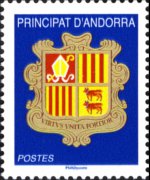 Andorra (French admin) 2003 - set Coat of arms: -