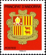 Andorra (French admin) 2003 - set Coat of arms: -