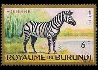 Burundi 1964 - set Animals: 6 fr