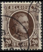 Belgio 1922 - serie Re Alberto I: 20 c