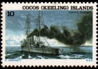 Cocos Islands 1976 - set Ships: 10 c