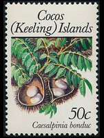 Cocos Islands 1988 - set Plants: 50 c