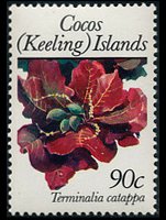Cocos Islands 1988 - set Plants: 90 c