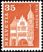 Switzerland 1960 - set Postal history and buildings: 35 c