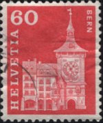 Switzerland 1960 - set Postal history and buildings: 60 c