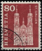 Switzerland 1960 - set Postal history and buildings: 80 c