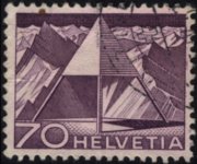 Svizzera 1949 - serie Tecnica e paesaggi: 70 c