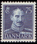 Danimarca 1942 - serie Re Cristiano X: 75 ø