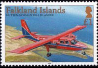 Isole Falkland 2008 - serie Aerei: 1 £