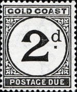 Gold Coast 1923 - set Numeral: 2 p