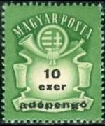 Ungheria 1946 - serie Stemma e corno di posta: 10 ez ad