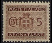 Italy 1945 - set Coat of arms without fascist emblems: 5 c