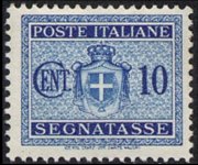 Italy 1945 - set Coat of arms without fascist emblems: 10 c