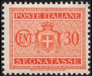 Italy 1945 - set Coat of arms without fascist emblems: 30 c