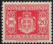 Italy 1945 - set Coat of arms without fascist emblems: 20 L