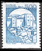 Italy 1980 - set Italian castles: 500 L