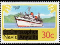 Nevis 1980 - serie Soggetti vari: 30 c