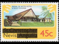 Nevis 1980 - serie Soggetti vari: 45 c