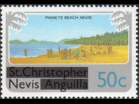 Nevis 1980 - serie Soggetti vari: 50 c