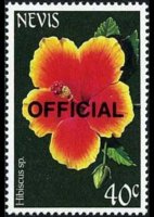 Nevis 1985 - serie Fiori: 40 c