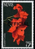 Nevis 1985 - serie Fiori: 75 c