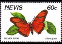 Nevis 1991 - serie Farfalle: 60 c