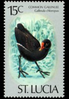 Santa Lucia 1976 - serie Uccelli: 15 c