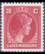 Luxembourg 1944 - set Grand Duchess Charlotte: 30 c