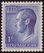 Luxembourg 1965 - set Grand Duke Jean: 1 fr