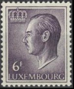 Luxembourg 1965 - set Grand Duke Jean: 6 fr