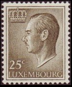 Luxembourg 1965 - set Grand Duke Jean: 25 c