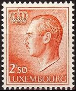 Luxembourg 1965 - set Grand Duke Jean: 2,50 fr