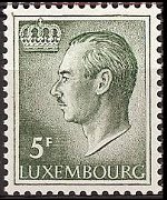 Luxembourg 1965 - set Grand Duke Jean: 5 fr