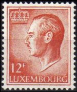 Luxembourg 1965 - set Grand Duke Jean: 12 fr
