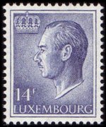 Luxembourg 1965 - set Grand Duke Jean: 14 fr