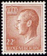 Luxembourg 1965 - set Grand Duke Jean: 22 fr