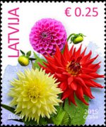 Latvia 2014 - set Flowers: 0,25 €