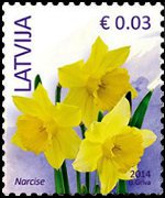 Latvia 2014 - set Flowers: 0,03 €