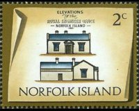 Norfolk Island 1973 - set Buildings: 2 c