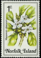 Norfolk Island 1984 - set Flowers: 1 c