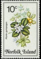 Norfolk Island 1984 - set Flowers: 10 c