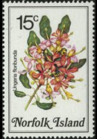 Norfolk Island 1984 - set Flowers: 15 c