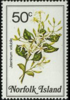 Norfolk Island 1984 - set Flowers: 50 c