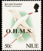Niue 1993 - serie Uccelli: 50 c