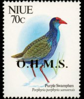 Niue 1993 - serie Uccelli: 70 c
