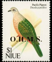 Niue 1993 - serie Uccelli: 1 $