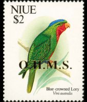 Niue 1993 - serie Uccelli: 2 $