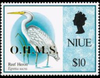 Niue 1993 - serie Uccelli: 10 $