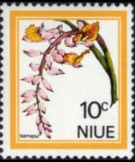 Niue 1969 - set Flowers: 10 c