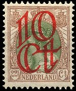 Netherlands 1899 - set Queen Wilhelmina: 10 c su 22½ c
